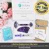 Facial Roller for Skin, Eyes, Neck 100% Real Natural Amethyst