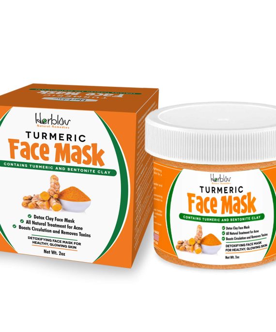 Skin Brightening Mask with Turmeric and Bentonite Clay