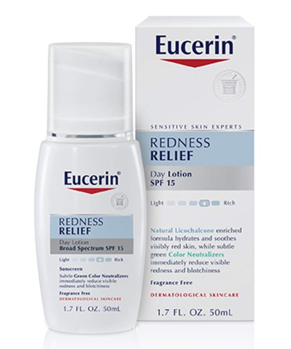 Redness Relief Day Lotion Neutralizes Redness and Protects Skin