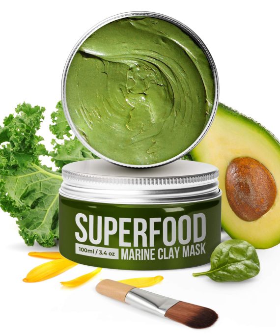 Face Mask for Acne VEGAN Dead Sea Mud Mask with Avocado