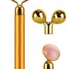 3-IN-1 Electric Jade Roller Vibrating Facial Roller & Face Massager