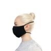 Cate & Levi - 100% Organic Cotton Black Face Masks For Adults