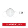 COAST KN95 Face Mask, Individually Packaged
