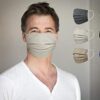 Pack of 6, PALE MALE BOX Pleated Design Fabric Face Masks