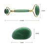 PIXNOR Jade Face Roller, Real Natural Jade Face Roller and Gua Sha Massage