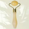PIXNOR Jade Roller Natural Facial Jade Stone Quartz Roller Vibrating
