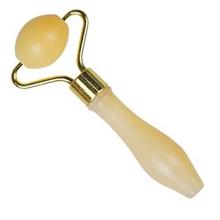 PIXNOR Jade Roller Natural Facial Jade Stone Quartz Roller Vibrating