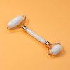 PIXNOR Jade Face Roller Portable Facial Massage Tool