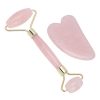 Jade Roller, Face Massager, Face Rollers Kit Rose Quartz Face Massager