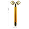 2 In 1 Beauty Bar 24k Gold Pulse Facial Massager Electric 3D Roller