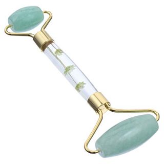 PIXNOR Jade Face Roller Beauty Cosmetic Facial Skin Roller