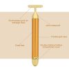 Facial Massager, Face Massage Stick, 24K Gold Electric Beauty Bar