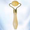 PIXNOR Jade Roller Natural Facial Jade Stone Quartz Roller Vibrating