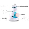 Facial Cleansing Brush, Rechargeable Electric Rotating Face Scrubber