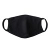 5 Pack Large Black T Shirt Face Mask Unisex, Reusable, Washable