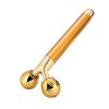 Face Massager Roller, 24k Facial Golden Pulse Electric 3D Roller
