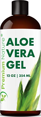 Pure Aloe Vera Gel Lotion - For Face & Dry Skin Psoriasis Eczema Treatment