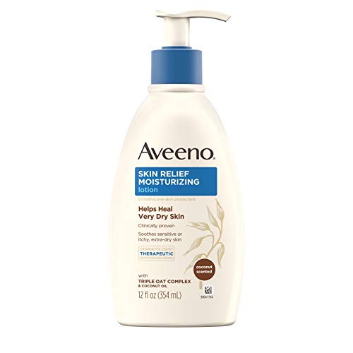 Aveeno Skin Relief Moisturizing Lotion with Coconut Scent & Triple Oat Complex