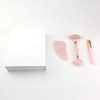 PIXNOR 1 Set Jade Roller for Face, Gua Sha Massage Tool