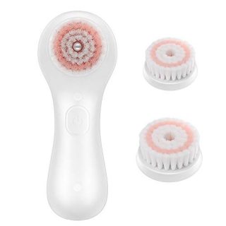 Liberex RF100 Facial Cleansing Brush - IPX7 Waterproof with 2 Brush Heads