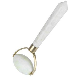 PIXNOR Jade Roller Natural Facial Jade Stone Quartz Facial Roller