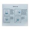 MAGID 3 Ply Disposable Face Mask with Adjustable Nose Bridge