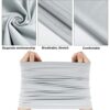 6 Pieces Summer UV Protection Face Cover Neck Gaiter Bandana