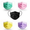 Multicolor Disposable Face Masks Colors Design Disposable Masks