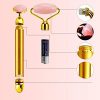 2-in-1 Electric Jade Roller Vibrating Facial Roller & Face Massager