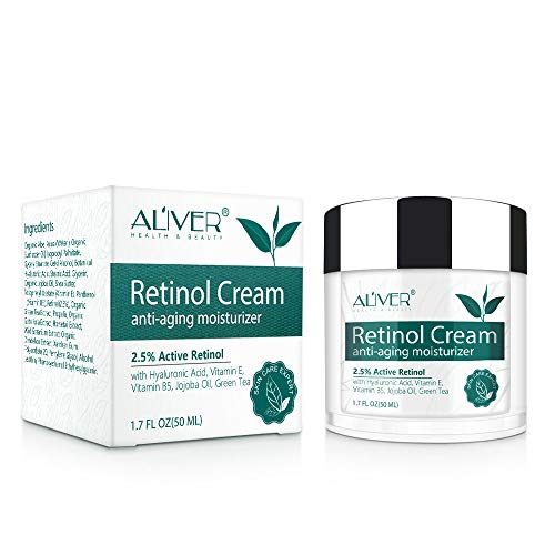 Anti-Aging Retinol Cream, Moisturizer Serum with Hyaluronic Acid