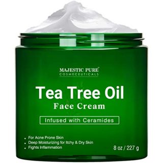 Tea Tree Oil Face Cream by Majestic Pure - Therapeutic Grade