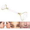 Jade Face Roller, Face Gua Sha Scraper Facial Natural Stone Massager