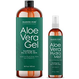 MAJESTIC PURE Aloe Vera Gel and Mist Super Combo - 16 oz Gel