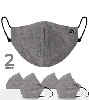 3x Layer Cotton Covers Reusable Grey
