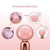 2-in-1 Electric Jade Roller Vibrating Facial Roller & Face Massager