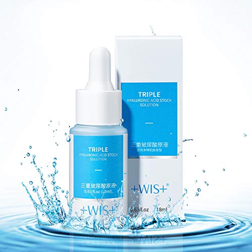 WIS Triple Hyaluronic Acid Serum for Face - Deep Hydrating and Moisturizing