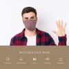 Fashion Face Mask Reusable - Face Masks Washable with Filter