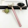 PIXNOR Jade Roller Natural Facial Jade Stone Quartz Facial Roller