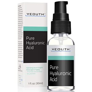 Hyaluronic Acid Serum for Face by YEOUTH - 100% Pure