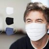 Pack of 6, PALE MALE BOX Pleated Design Fabric Face Masks
