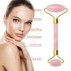 situ Jade Roller and Gua Sha Tools Set - Anti Aging Rose Quartz Roller Massager