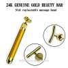 MXXQQ 3 in 1 24K Gold Facial Massager, U-Shaped Gold Rod Massage