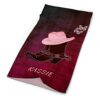 Neck Gaiter Cowgirl Boots Hat Butterfly Burgundy Personalized Case