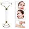 Jade Face Roller, Face Gua Sha Scraper Facial Natural Stone Massager