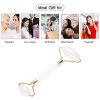 Jade Face Roller, Face Gua Sha Scraper Facial Natural Stone Massager