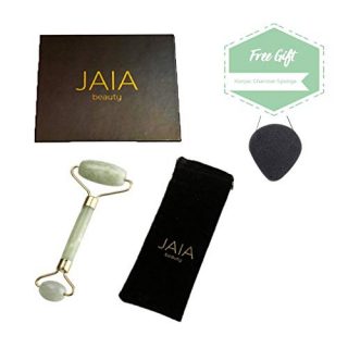 JAIA Beauty Jade Face Roller With 100% Pure Jade Stone