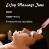 2-IN-1 Jade Roller Face Massager, Electric Nature Rose Quartz
