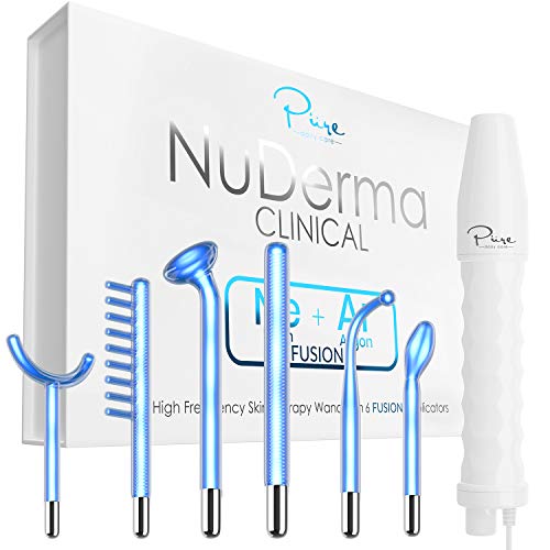 NuDerma Clinical Skin Therapy Wand - Portable Handheld