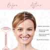 Rose Quartz Facial Roller - Best Face Roller and Skincare Tool