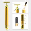 Beauty Bar 24k Golden Pulse Facial Face Massager for Skin Care